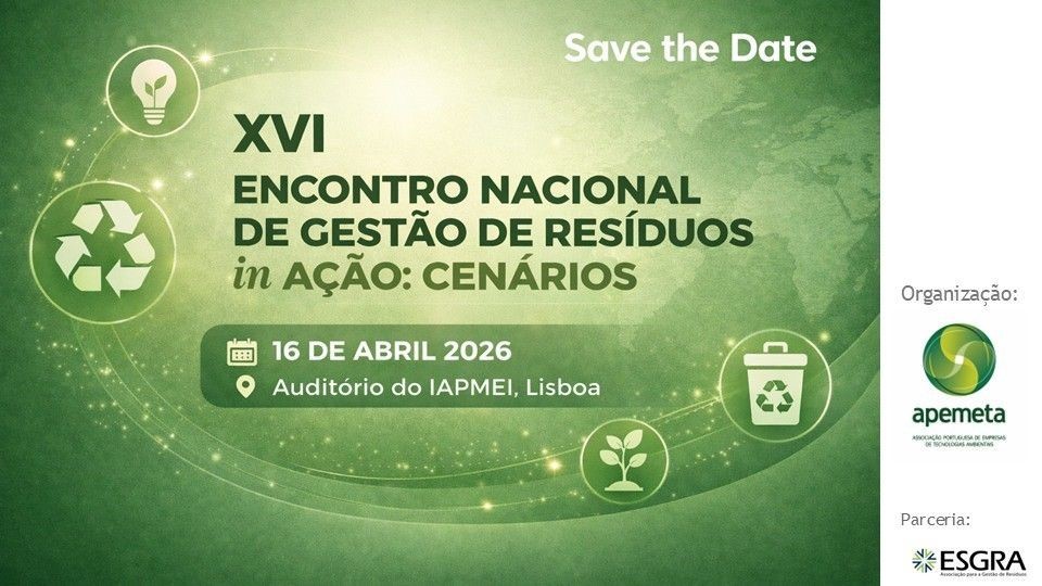 A APIP é parceira institucional do XVI Encontro Nacional de Gestão de Resíduos