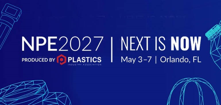 Junte-se à indústria global dos plásticos na NPE2027: The Plastics Show